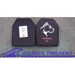 Guard Dog RidgeBack Level IV+ Ceramic Body Armor Plates 10"x12"- Pair