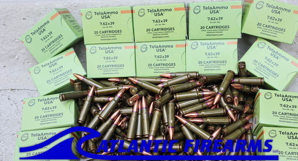 TELAAMMO 7.62X39 AMMUNITION-500 ROUNDS