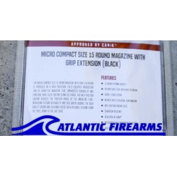 CANIK METE MC9 15RD MAGAZINE 2 PACK- BLACK