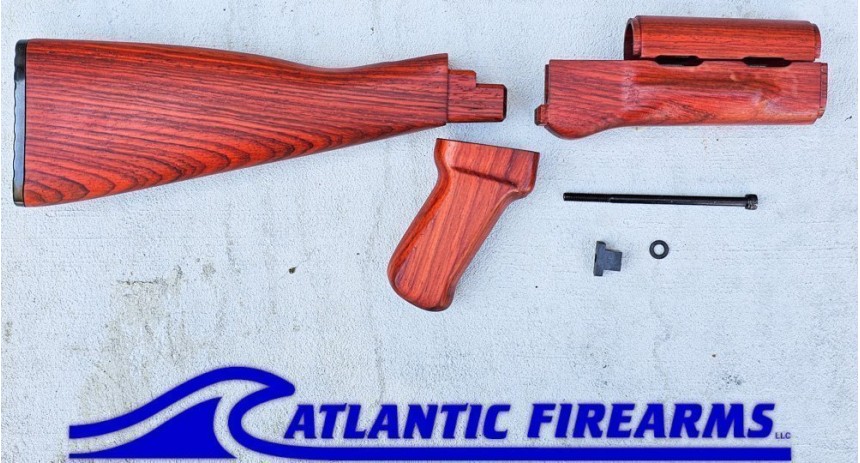 AK47 Stock Set Exotic Padauk