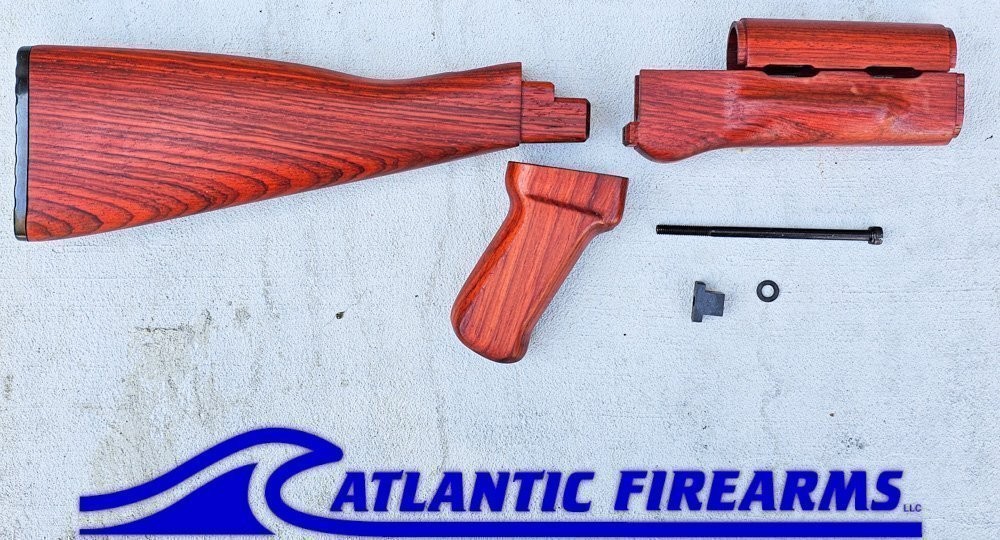 AK47 Stock Set Exotic Padauk