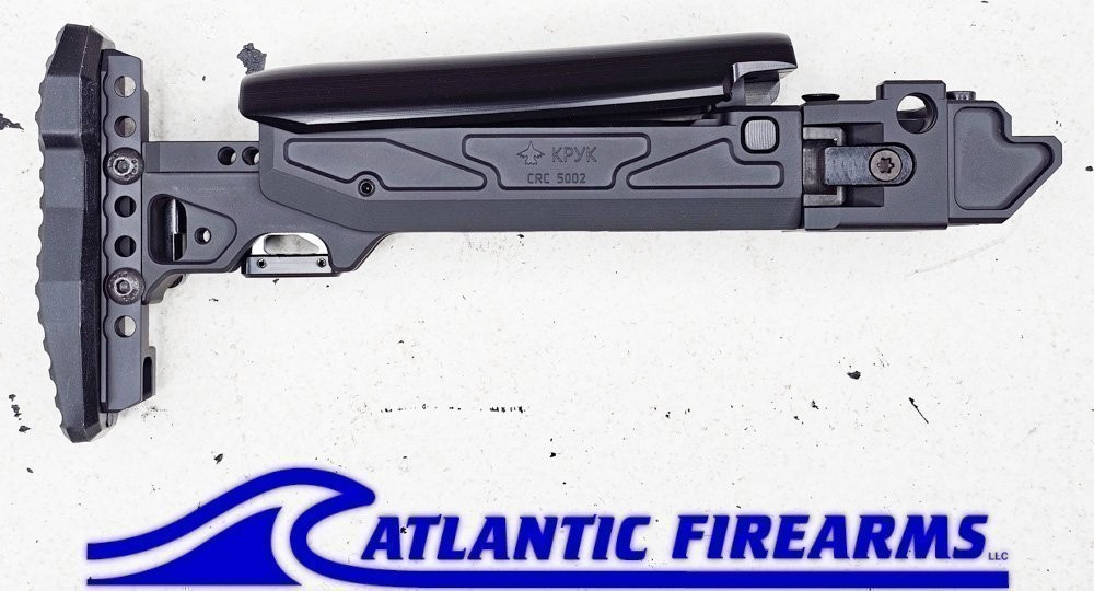 CRC 5002/9033 Folding Telescopic Buttstock for AKM/AK74 - Black - KPYK