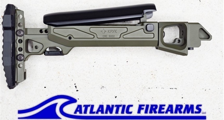 CRC 5002/9035 Telescopic Buttstock for AKM/AK74 - OD Green - KPYK