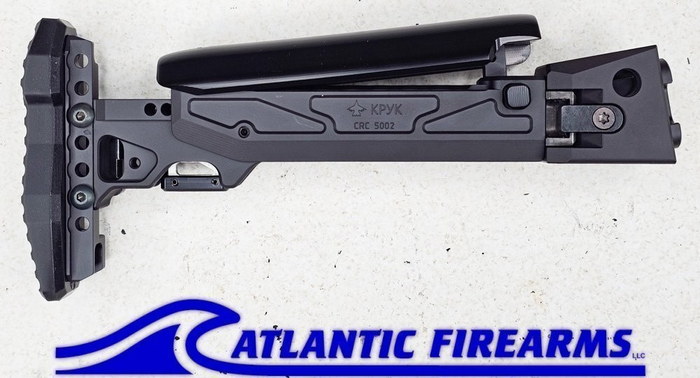 CRC 5002/9034 Folding Telescopic Buttstock for Arsenal Sam Series - Black - KPYK