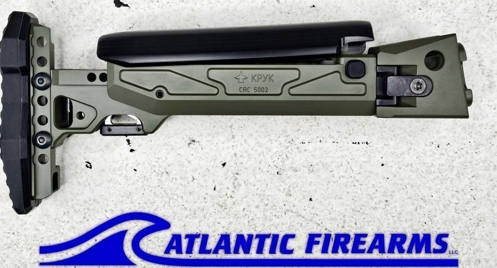 CRC 5002/9034 Folding Telescopic Buttstock for Arsenal Sam Series - OD Green - KPYK