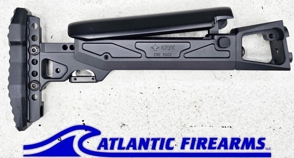CRC 5002/9036 Telescopic Buttstock for Arsenal Sam Series - Black - KPYK
