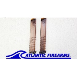 9MM Guerilla Mag For Glock- 33 Round Brown- 2 Pack