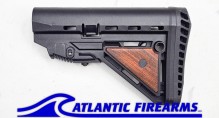AR15 Collapsible Stock Wood- Tiger Walnut