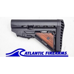 AR15 Collapsible Stock Wood- Tiger Walnut