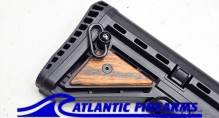 AR15 Collapsible Stock Wood- Tiger Walnut