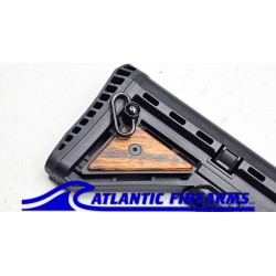 AR15 Collapsible Stock Wood- Tiger Walnut