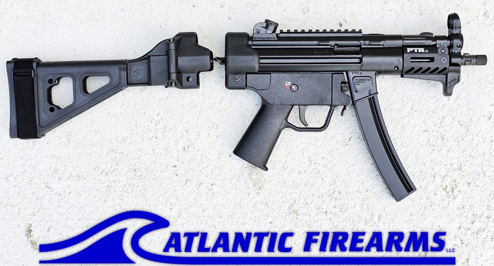 PTR 9RS Reverse Stretch Pistol w/ Brace