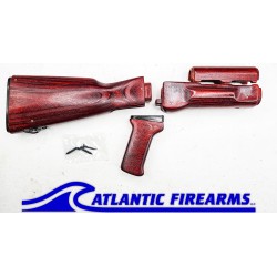 AK Milled Wood Stock Set Red