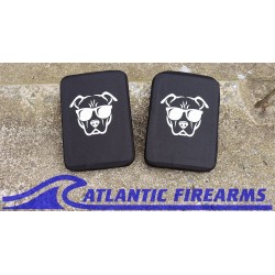 Guard Dog Body Armor Level IV Ceramic Side Plate- 6"x8"- Pair