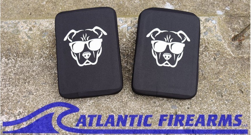 Guard Dog Body Armor Level IV Ceramic Side Plate- 6"x8"- Pair