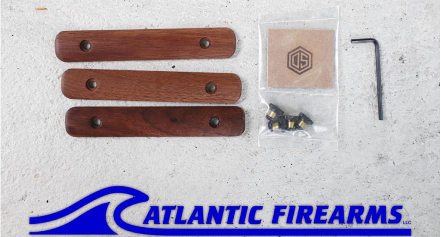 M-Lok Walnut Panels 3 Pack - Occam Defense