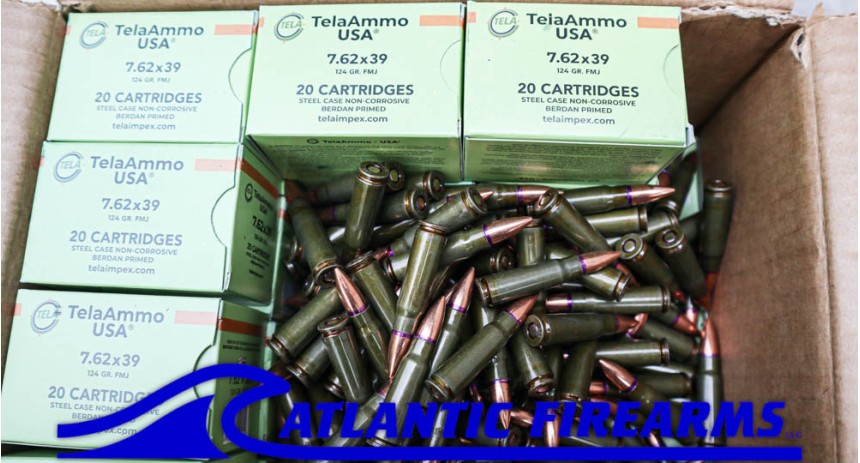 TELAAMMO 7.62X39 AMMUNITION-1000 ROUNDS