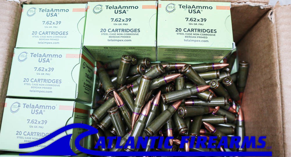 TELAAMMO 7.62X39 AMMUNITION-1000 ROUNDS