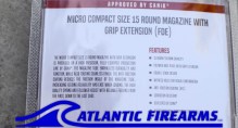 CANIK METE MC9 15RD MAGAZINE 2 PACK- FDE