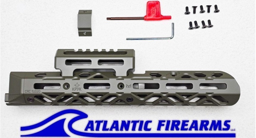 CRC 1U020 Mid Length Handguard AKM/AK74 - OD Green - KPYK