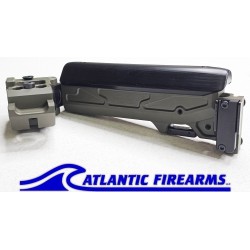 CRC 5002/9033 Folding Telescopic Buttstock for AKM/AK74 - OD Green - KPYK