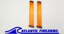 9MM Guerilla Mag For Glock- 33 Round Orange- 2 Pack