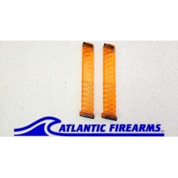 9MM Guerilla Mag For Glock- 33 Round Orange- 2 Pack