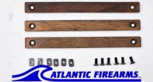 MLOK Wood Grip Stop Walnut- 4 Slot
