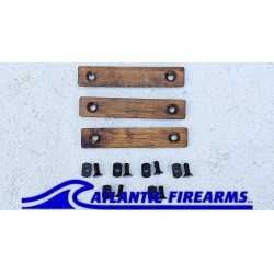 MLOK Wood Grip Stop Walnut- 2 Slot