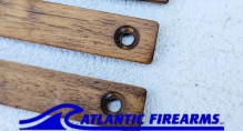 MLOK Wood Grip Stop Walnut- 2 Slot