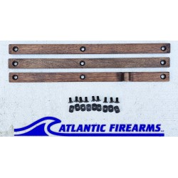 MLOK  Wood Grip Stop 6 Slot- Walnut - Finger Stop