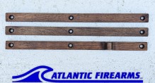 MLOK  Wood Grip Stop 6 Slot- Walnut - Finger Stop
