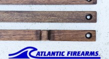 MLOK  Wood Grip Stop 6 Slot- Walnut - Finger Stop