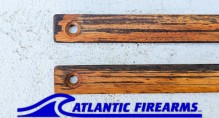 MLOK Wood Grip Stop Tiger Walnut- 4 Slot