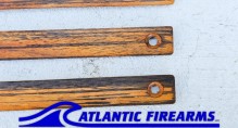 MLOK Wood Grip Stop Tiger Walnut- 4 Slot