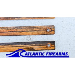 MLOK Wood Grip Stop Tiger Walnut- 4 Slot