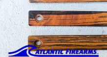 MLOK Wood Grip Stop Tiger Walnut- 3 Slot