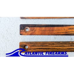 MLOK Wood Grip Stop Tiger Walnut- 3 Slot