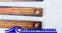 MLOK Wood Grip Stop Tiger Walnut- 3 Slot