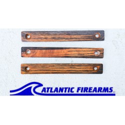 MLOK Wood Grip Stop Tiger Walnut- 3 Slot