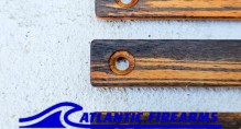 MLOK Wood Grip Stop Tiger Walnut- 2 Slot