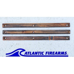MLOK  Wood Grip Stop 6 Slot- Tiger Walnut - Finger Stop