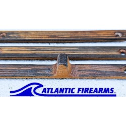 MLOK  Wood Grip Stop 6 Slot- Tiger Walnut - Finger Stop
