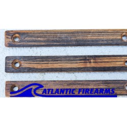 MLOK  Wood Grip Stop 6 Slot- Tiger Walnut - Finger Stop