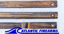 MLOK  Wood Grip Stop 6 Slot- Tiger Walnut - Finger Stop