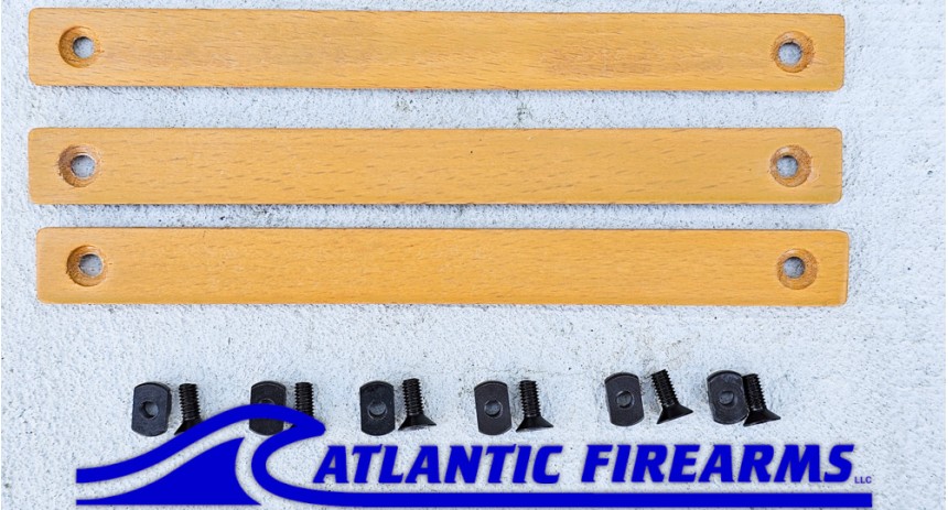 MLOK Wood Grip Stop Blonde- 4 Slot