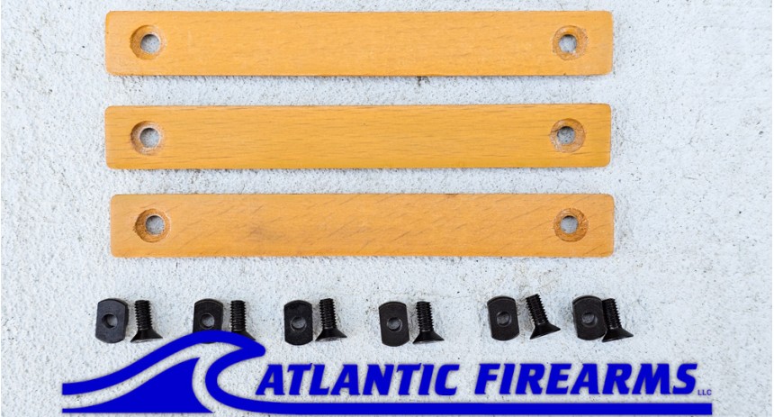 MLOK Wood Grip Stop Blonde- 3 Slot