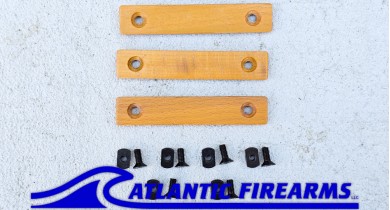 MLOK Wood Grip Stop Blonde-...