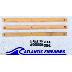 MLOK  Wood Grip Stop 6 Slot- Blonde - Finger Stop