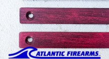 MLOK Wood Grip Stop Red- 4 Slot